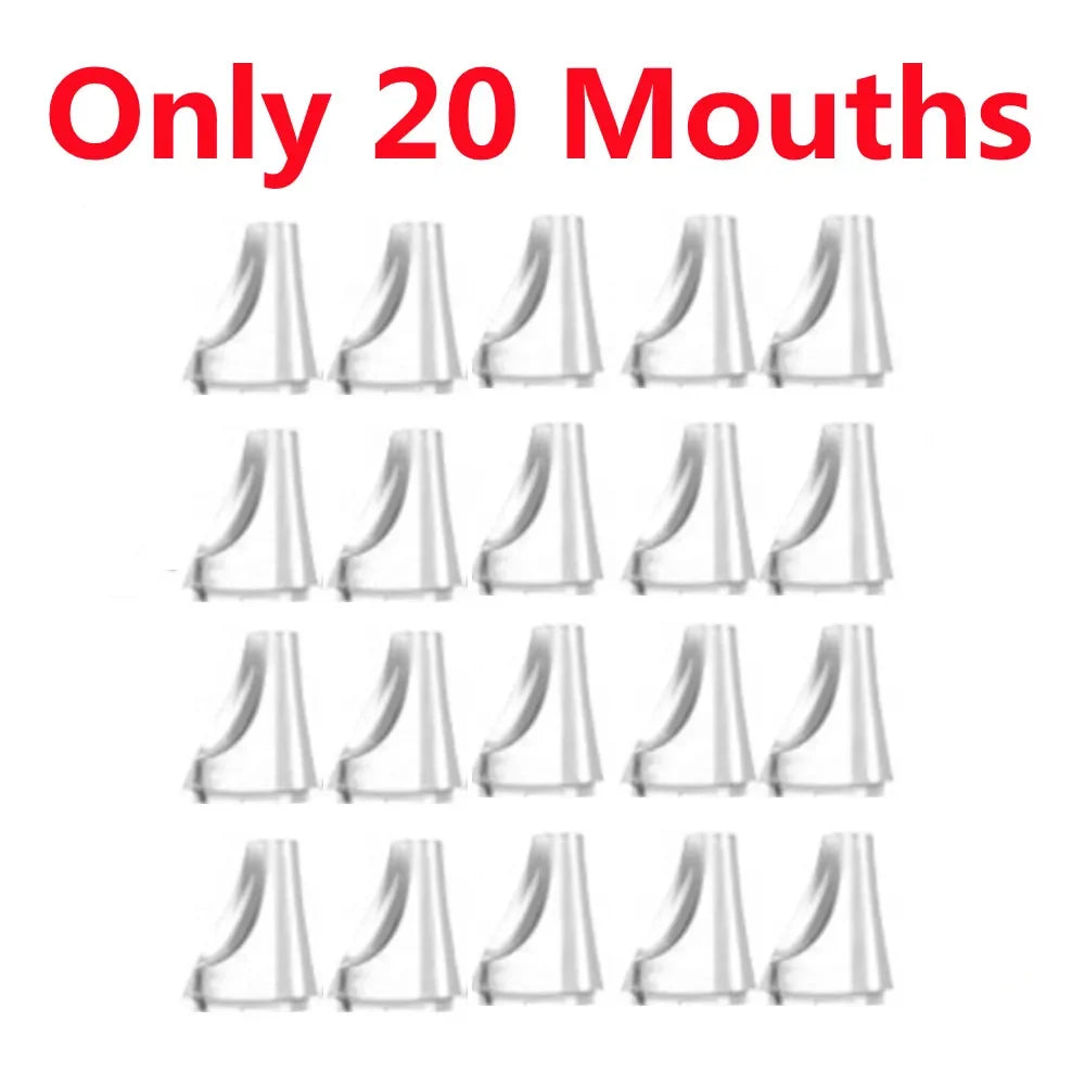 20pcs/lot Digital Breath Alcohol Tester Breathalyzer's Mouthpieces Blowing Nozzle for Keychain Alcohol Tester dfdf