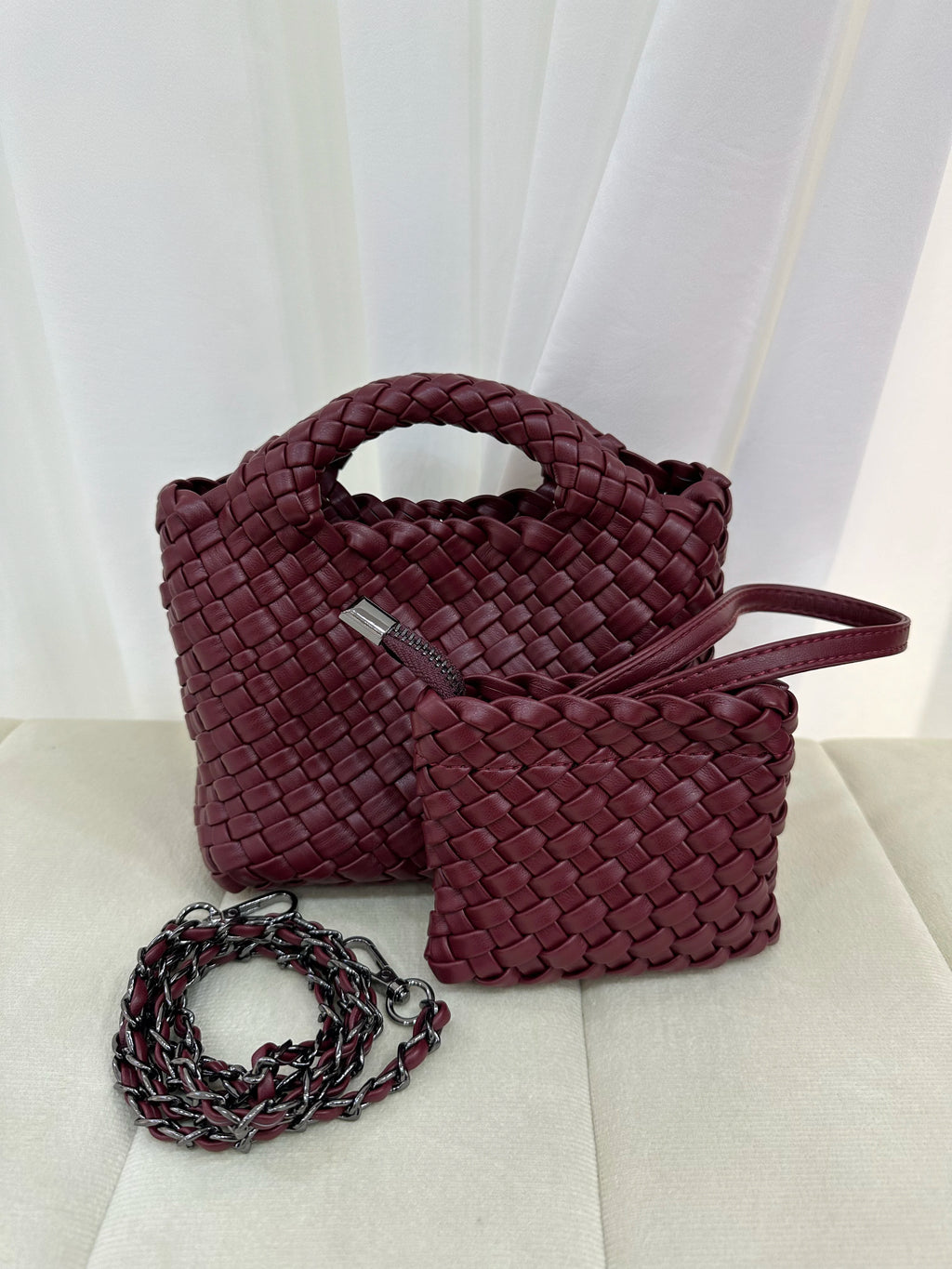 Women Handbag Fashion Woven Pattern Small Pu Leather Tote Bag Retro Top Handle Bag Casual Daily Commute Shopping Portable 2026