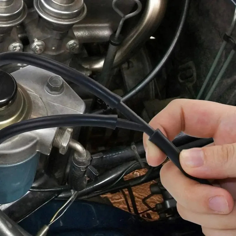 Anti-Leak Heavy Duty Car Wiper Washer Hose 2M+18pcs Connectors Jet Tube Pipe Nozzle Pump Car Wash Maintenance Tools