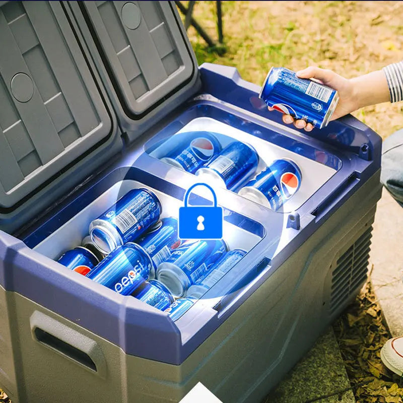 Cooler Box Compressor Car Fridge Freezer for Outdoor Portable Camping Refrigerator Freezers Cooler Box