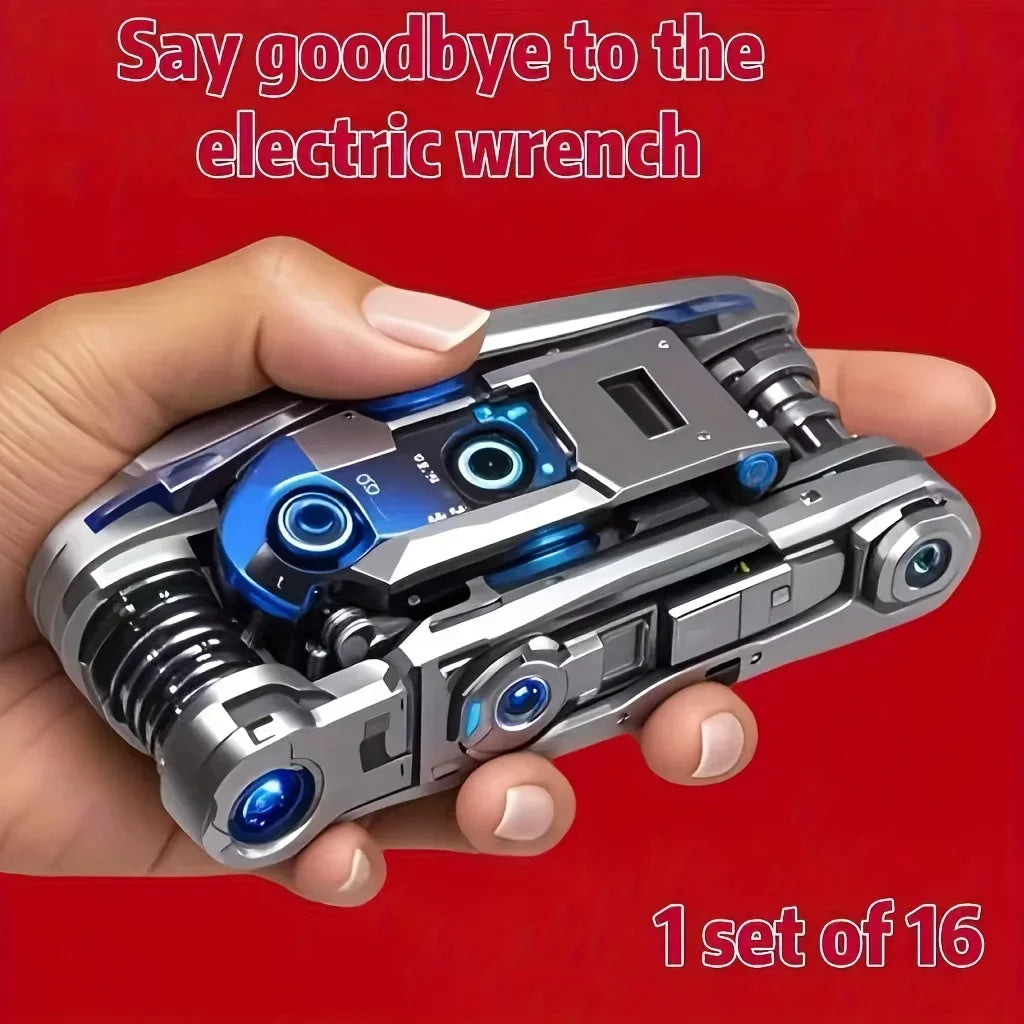 16 in 1 Mountain Bike Portable Socket Multipurpose Wrench Bicycle Multi Tool Screwdriver Motorcycle Bicycle Repair Tools