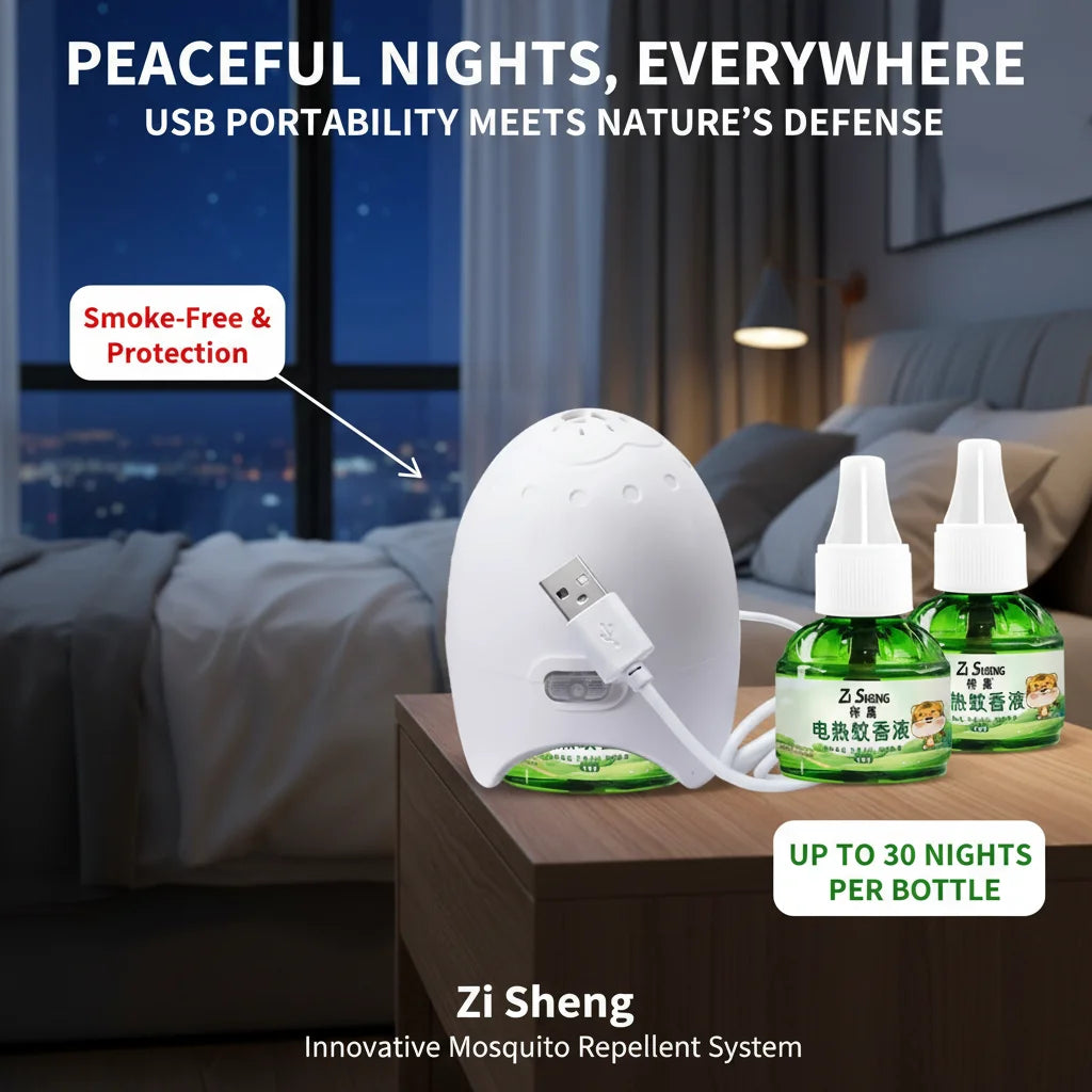 USB Car Electric Mosquito Repellent Device Mobile Plug-In Heater Home Universal Mosquito Control Incense for Vehicle Safety