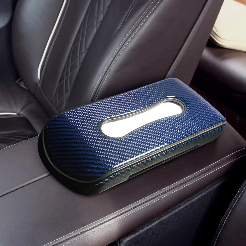 For Lotus Exclusive Carbon Fiber Car Tissue Box Holder – Premium Interior Accessory for Eletre/Emeya/Evija