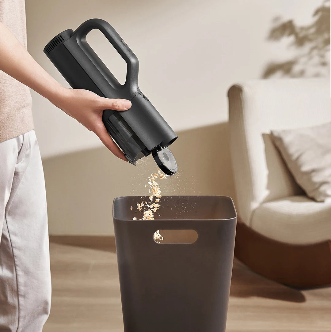 Mijia Car Vacuum Cleaner 21kPa Suction Type-C Charging 5-Stage Filtration 2400mAh Home Wireless Vacuum Cleaners Washable