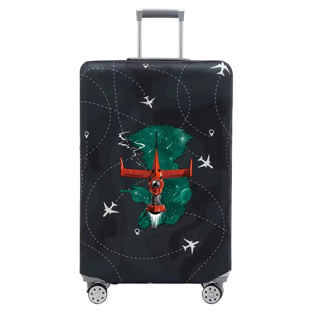 Baggage Covers Travel Luggage Protective Cover Stretch Dust Suitcase Covers Cartoon Print Series for18-32inch Travel Accessories