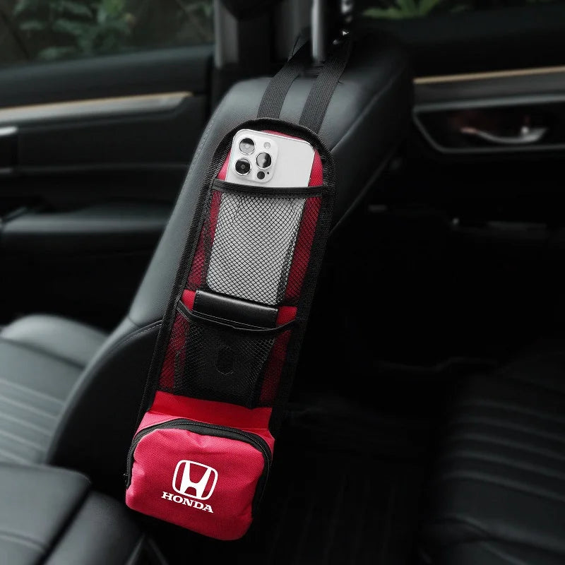 Car Seat Organizer Seat Side Storage Bag Drink Holder For Honda Civic CRV Fit gp5 Jazz Veze Odyssey XR-V adv 350 Car Accessories