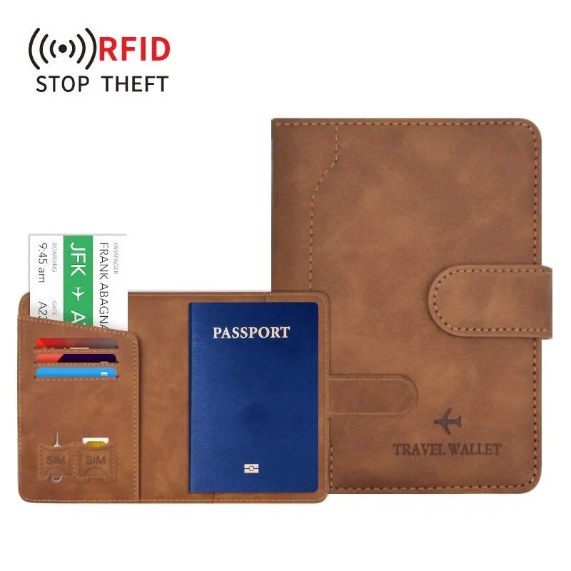 Passport Holder for Travel Essentials, Passport Wallet Cover Case for Travel Must Haves Accessories for Women and Men