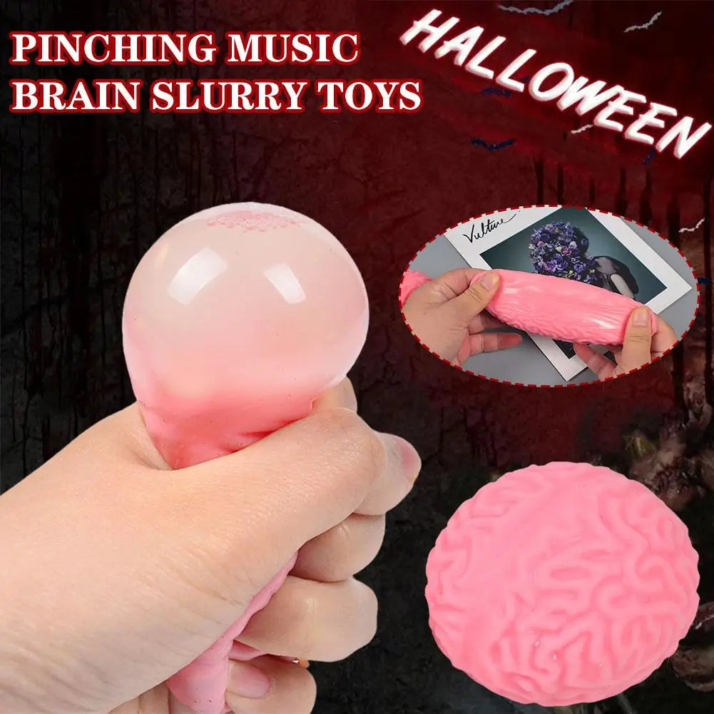Brain Stress Balls For Adults & Kids Squishy Squeeze Toy For Anxiety Relief Sensory Fidget Toy For ADHD Autism Therapy Gift