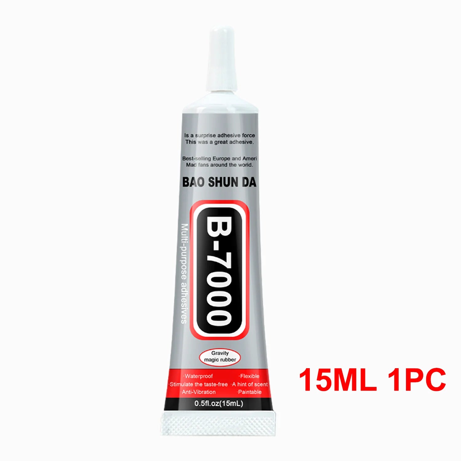 JXVX1-5PC High strength waterproof adhesive for B7000 mobile phone screen, Universal phone glass bonding agent, 15ml fast B7000