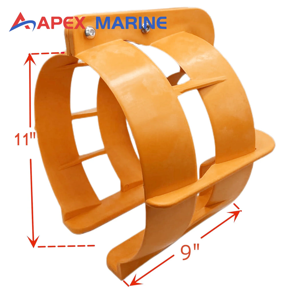 Outboard Propeller Safety Guard Propeller Protector for Most 9.9-120 HP Engine Shallow Water Fishing Boats Size 9 11 13 14 Inch