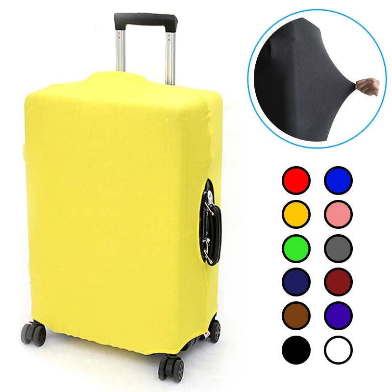 Luggage Cover Stretch Fabric Suitcase Protector Baggage Dust Case Cover Suitable for18-28 Inch Suitcase Case Travel Accessories
