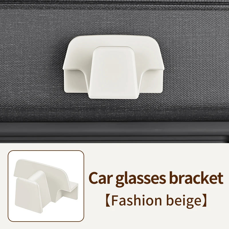 New Sun Visor Glasses Holder Car Sunglasses Clip Data Cable Storage Holder Car Sunglasses Holder Eyeglasses Clips Accessories