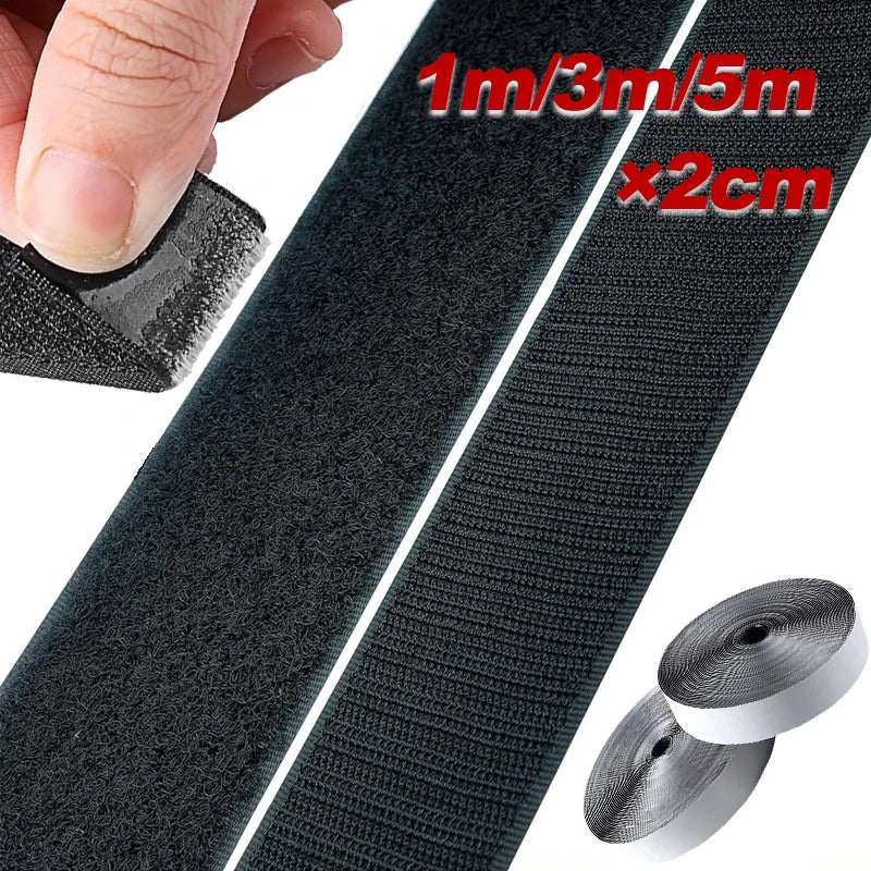 2CM×1/3/5M Magic Sticker Tape Scratch Tapes Self Adhesive Extra Strong Double Sided Adhesive with Sticker Powerful Hook and Loop