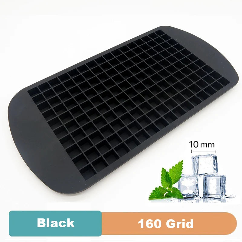 SoftAura 4/6/8/15/160 Grid Large Silicone Ice Cube Tray Food Grade Jumbo Ice Maker Mold Square Ice Tray for Home Kitchen DIY