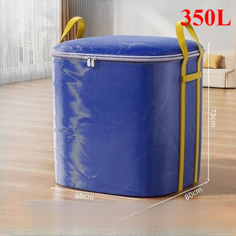 Extra Large Capacity Woven Storage Bags - Durable Heavy-Duty Organizers for Clothes, Quilts, Bedding,Shipping & Relocation Needs