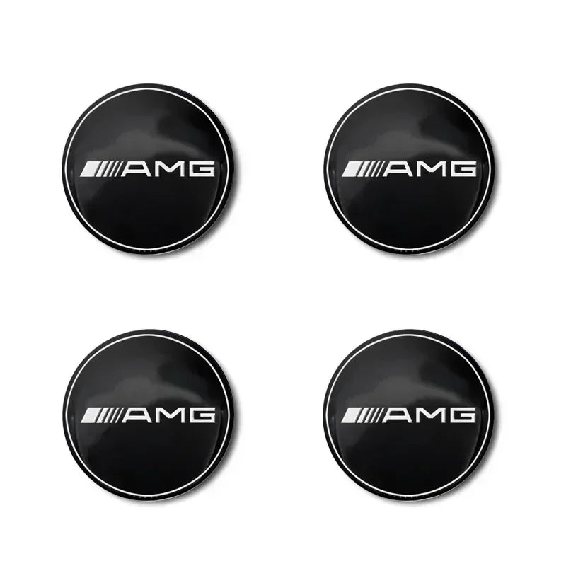 56mm Car Wheel hub Center Cap Badge covers sticker 4pcs Mercedes Benz W204 W205 W212 W213 W177 W176 W117 X253 W247