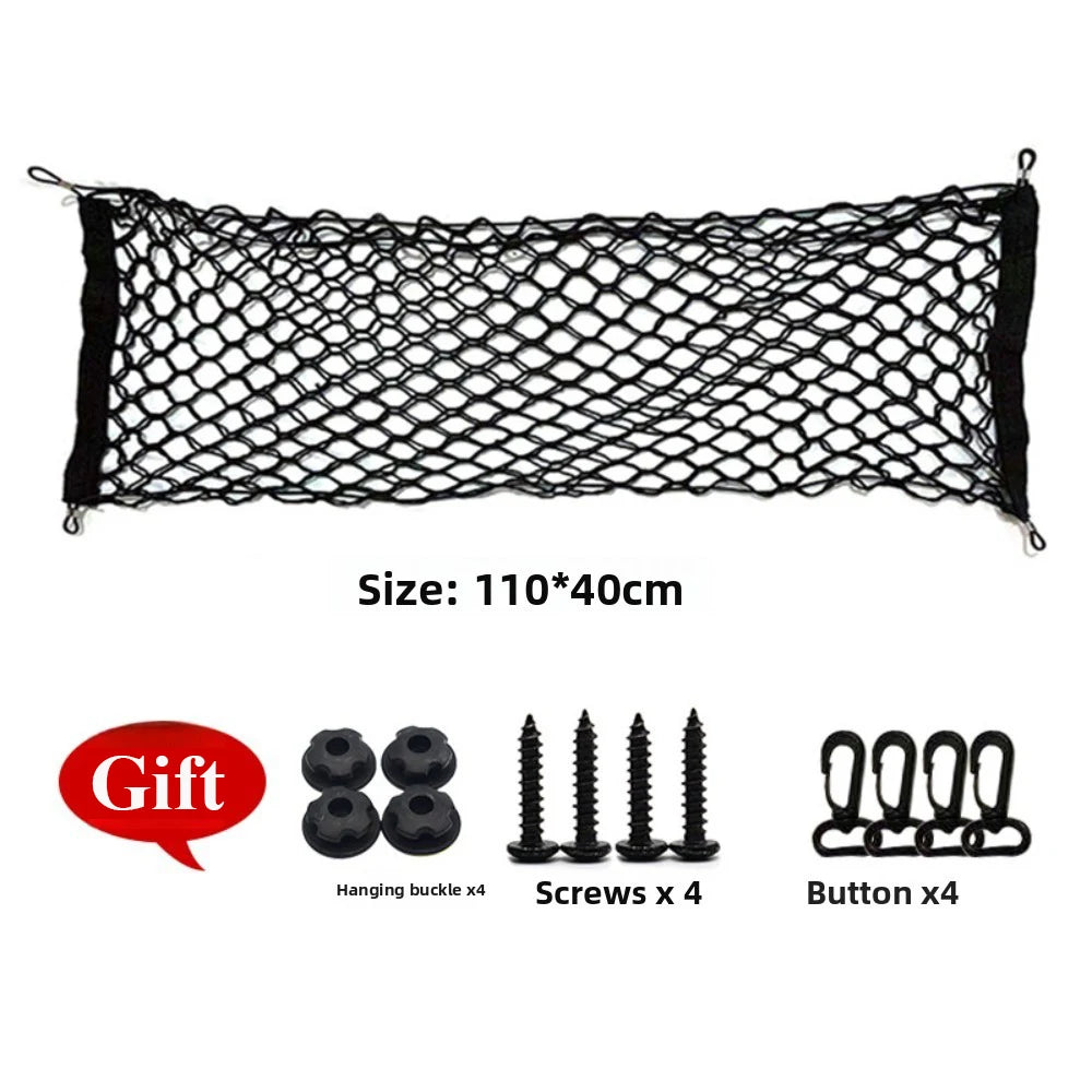 Universal Nylon Mesh Nets Stretchable Car Interior Mesh Network Pocket Car Trunk Net Elastic Luggage Net Cargo Organizer Storage