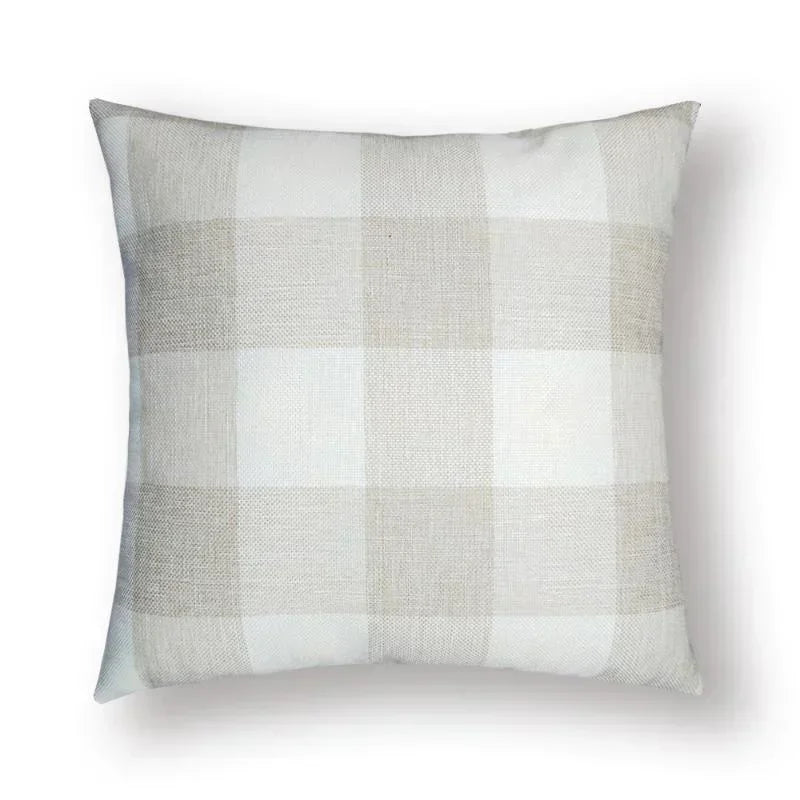 6 Colors Comfortable Sofa Cushion Cover Plaid Pattern Pillow Case Cover European Modern Pillow Cushion Cases  for Home Bed,Sofa