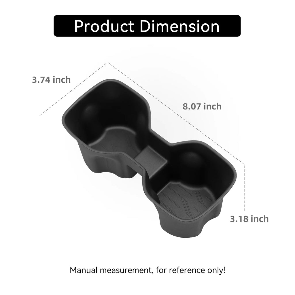 for Chevrolet Equinox EV 2024 2025 Central Console Water Cup Holder Car Interior Accessories Drinks Holder Storage Case