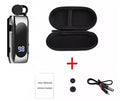 K55 Lavalier Business Cuffie Bluetooth 5.2 Tempo di conversazione/musica 20 ore, display digitale a LED, auricolari wireless con