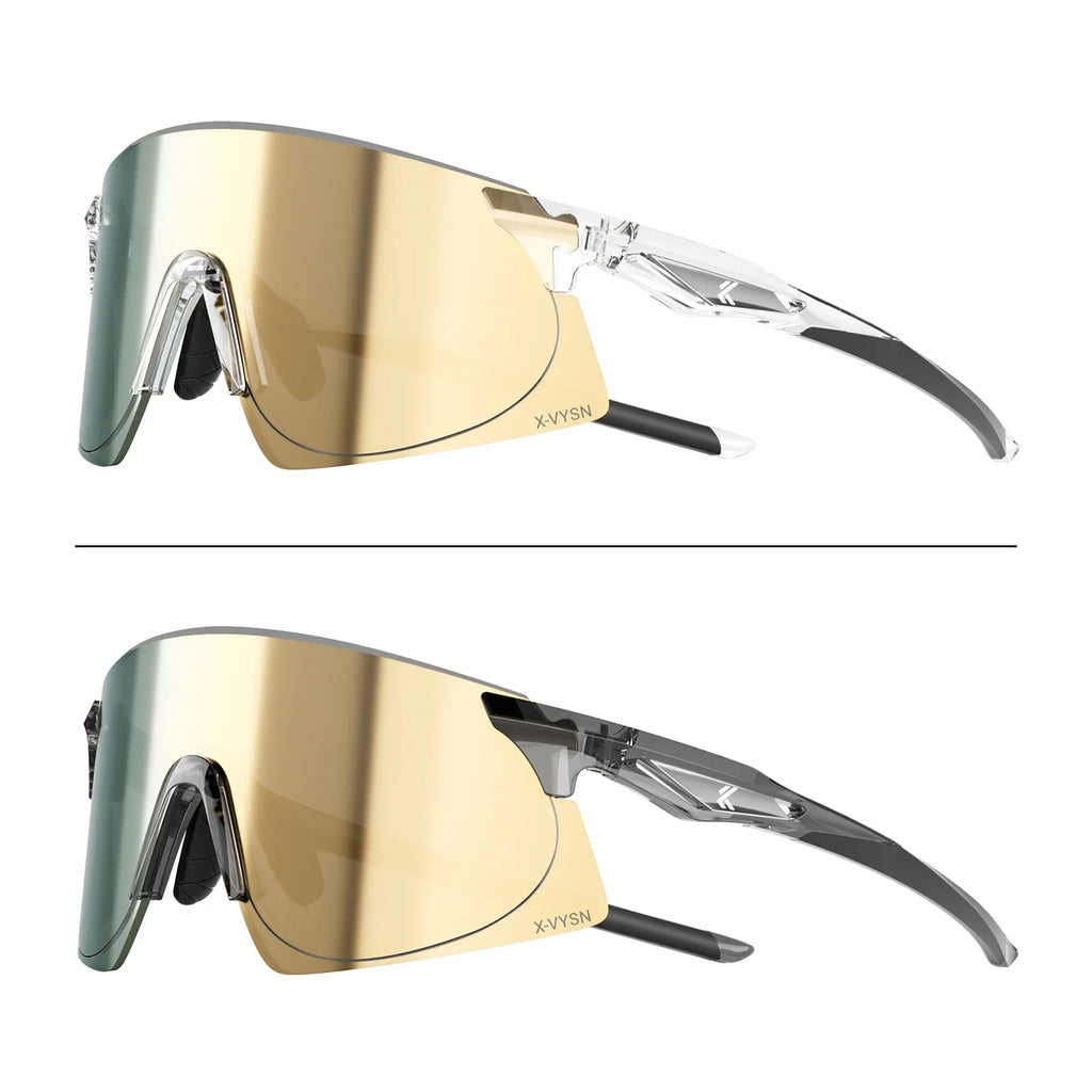 Kapvoe Photochromic Cycling Glasses Running Sunglasses MTB Riding Skating UV400 Fishing Goggles Man Woman Bike Hiking Eyewear