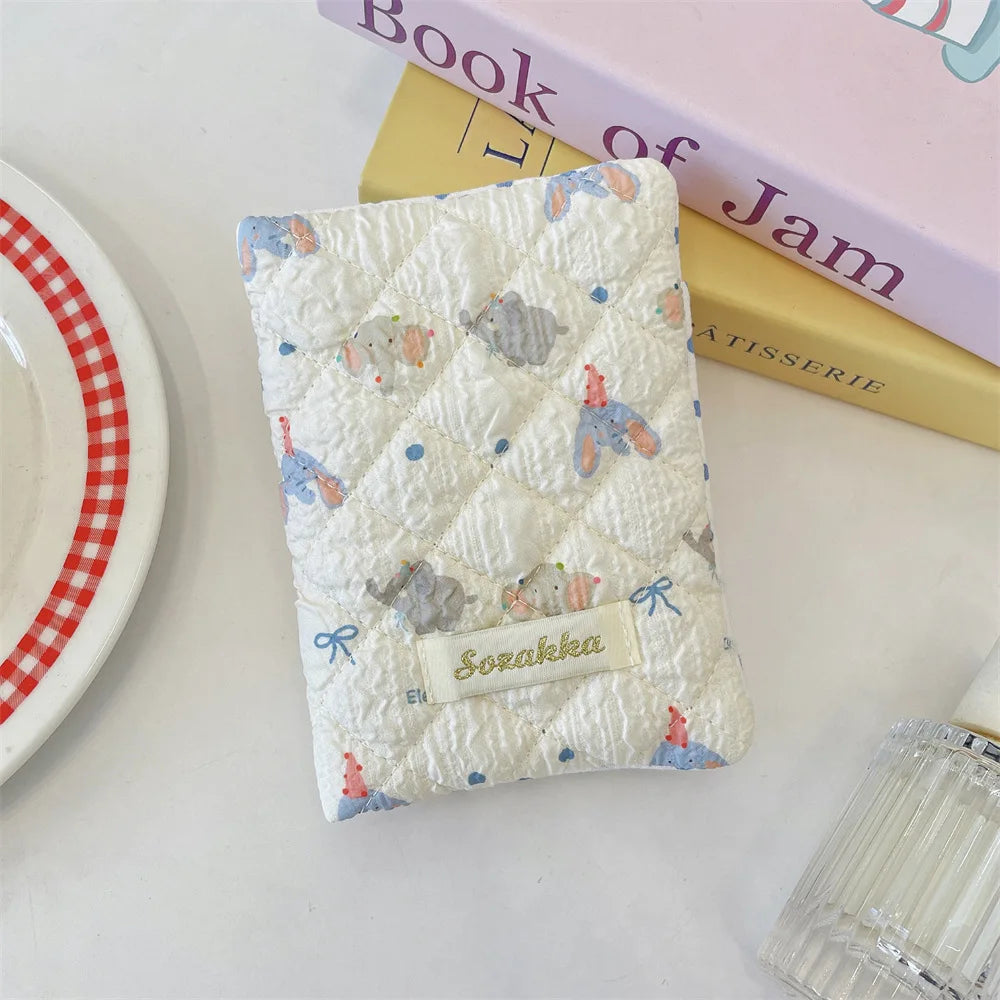 Cute Cartoon Flower Passport Cover for Women Multifunctional Polyester Travel Accessories Holder Passport Cover Women Luxury