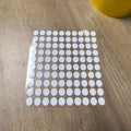 Clear Traceless Nano Adhesive 100pcs Double-Sided Tape - Waterproof EVA Removable Mounting Stickers for Balloons, Car, Plastic,