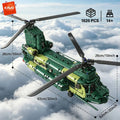 KAVOWORLD 1826PCS Chinook Tandem Rotor Transport Helicopter Building Blocks Model Toy Bricks Toys Ideal Gift for Military Fans