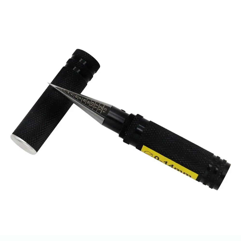 0-14mm Steel Hole Opener Portable Woodworking Enlarge Pin Hole Center Punch 127*18mm Manual Drill Reamer Positioning Tool