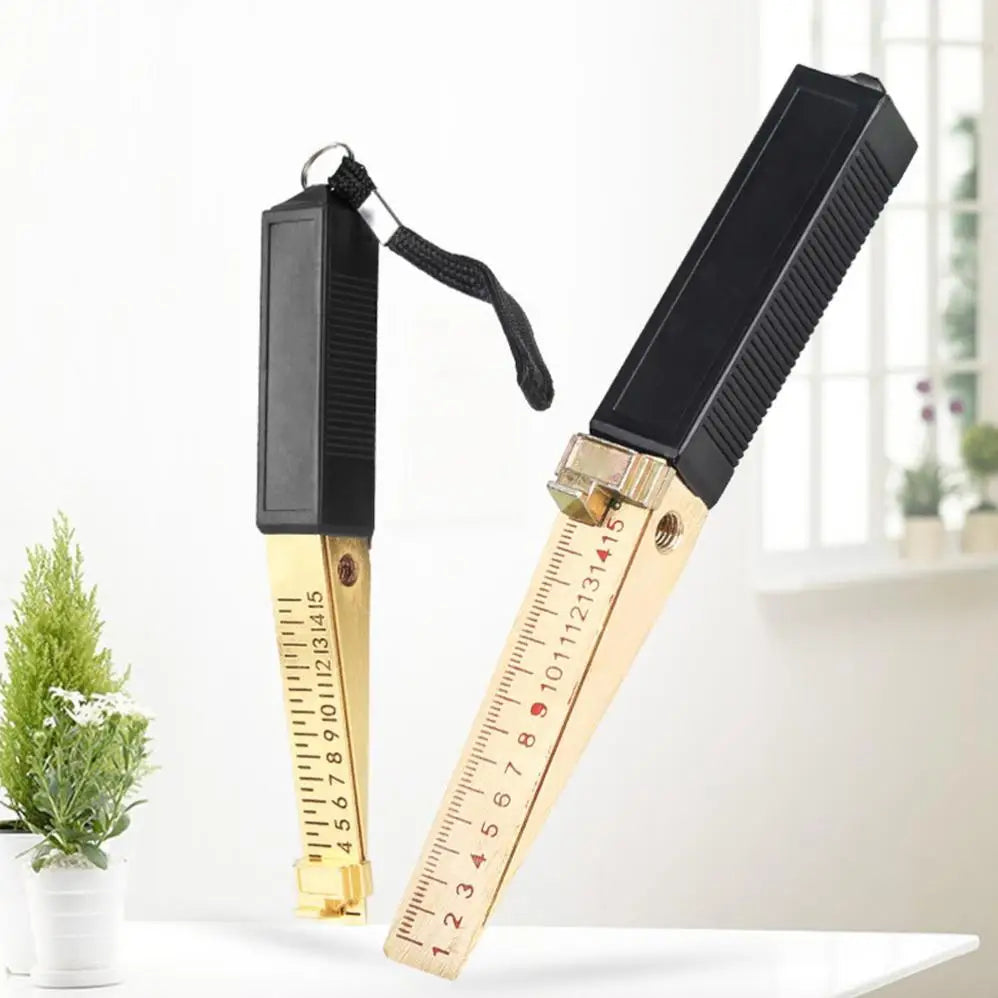 0.2/0.5mm Wedge Shaped Vernier Feeler Gauge Inspection Flatness Measuring Tool for House Engineering