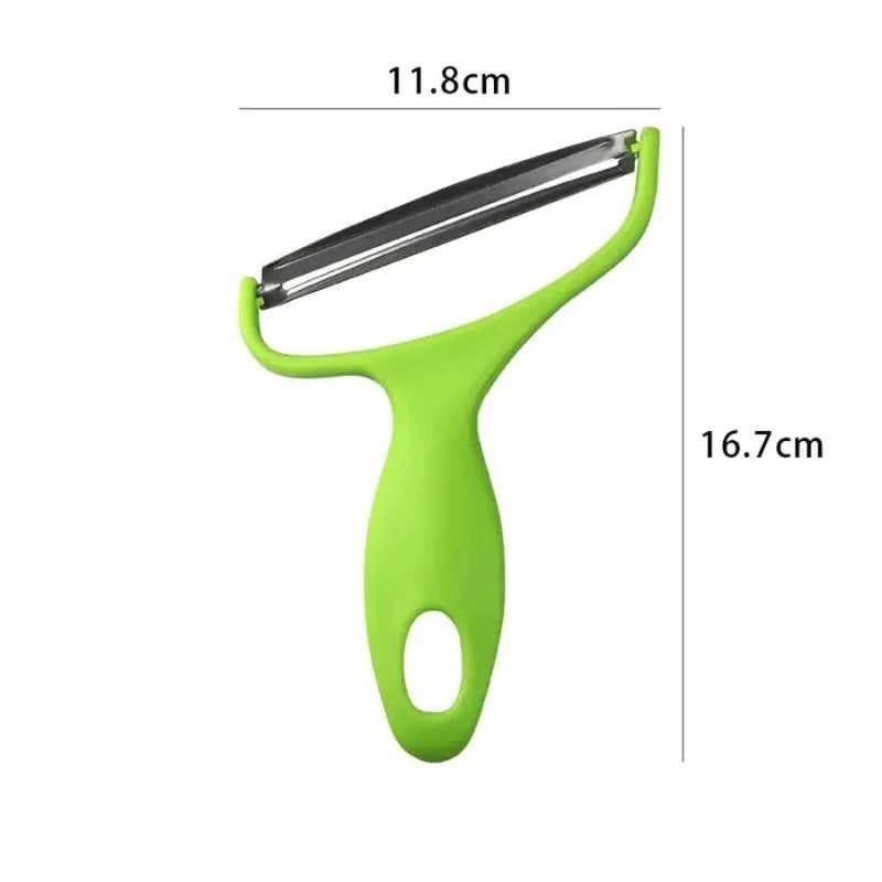 1Pcs Peeler Vegetables Fruit Stainless Steel Cabbage Graters Salad Potato Slicer Kitchen Accessories Cooking Tools Wide Mouth