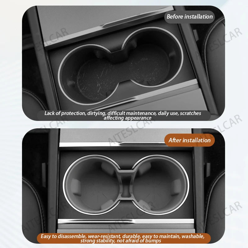 Car Cup Limiter For new Tesla Model 3Y Auto Interior Accessories Car Center Console Storage Box Car Cup Holder Limiter For Tesla