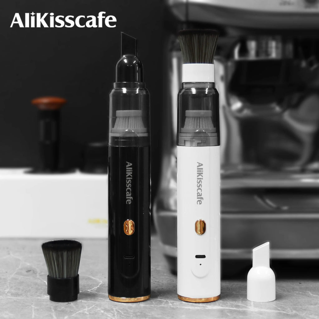 AliKisscafe Coffee Grounds Vacuum Cleaner Grinder Remover Powder Brush Portable Cleaning Tools Barista Tool Espresso Accessories