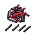 50pcs White Black Safety Brooch Pin Bar Badge with Adhesive Backing for DIY Handmade Label Id Card  Name Tag Craft Material