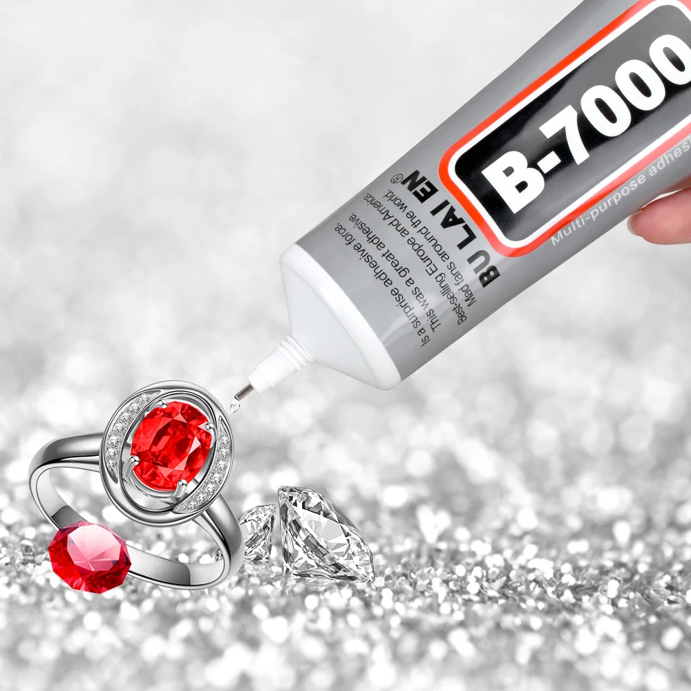 B7000 Super Glue 15/50/110ML Waterproof Semi-Fluid Adhesive for Mobile Phone Repair DIY Jewelry Crafts Metal Resin Projects