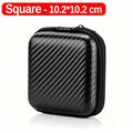 EVA Carrying Case Zipper Storage Pouch Hard Shell Protective Bag for Phone Charger Shaver Hard Drive Data Cable Headphone Square