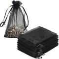 20pcs 5x7 7x9 9x12 cm Organza Drawstring Bags Gift Pouches Necklace Packing Display Bracelet Bags Diy Jewelry Packaging Making