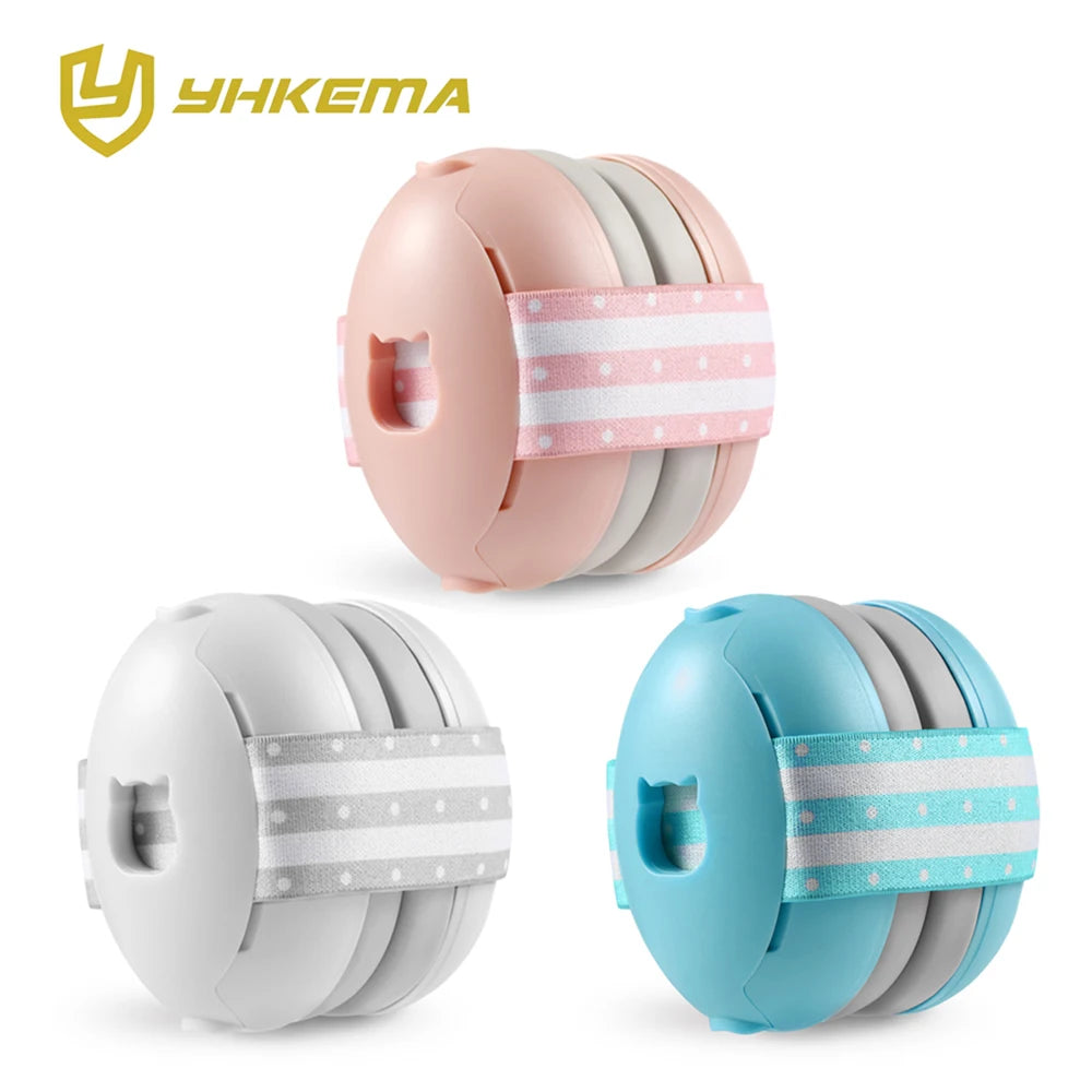 YHKEMA New Kid Ear Protection Baby Noise Earmuffs Noise Reduction Ear Defenders earmuff for children Adjustable nrr 25db