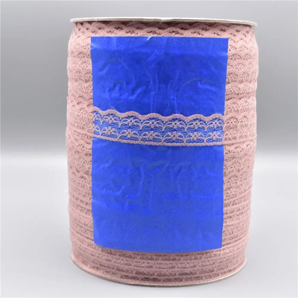 Wholesale 600yards/Roll White Lace Ribbon Width/22mm Lace Trim Fabric Embroidered Sewing Decoration African Lace Fabric Applique