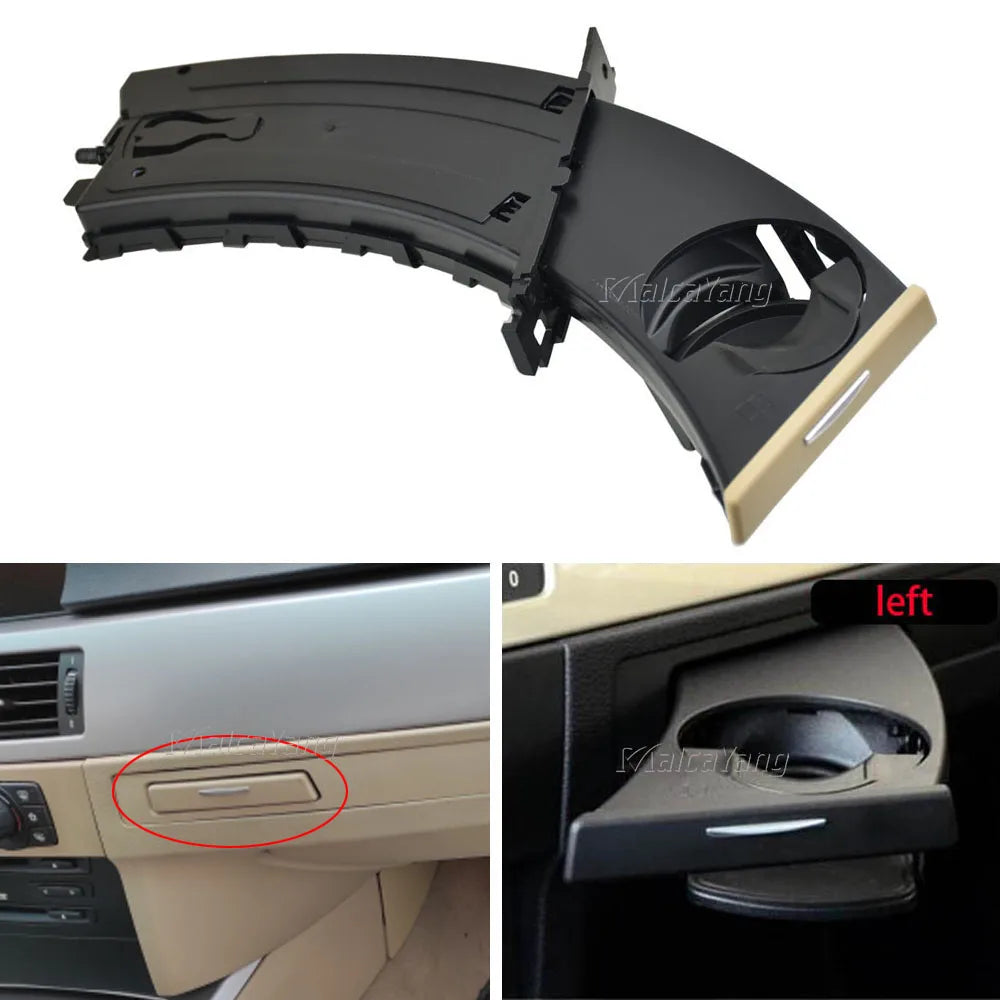For BMW E90 E91 E92 E93 316i 318d 318i 320d Car Drink Water Cup Bottle Dual Holder Fast Delivery 51459173463 51459173467