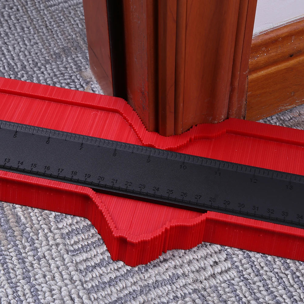 20 inch Shape Gauge Duplicator Profile Duplication Gauge Contour Template Plastic Contour Ruler Copy Duplicator Measuring Tool