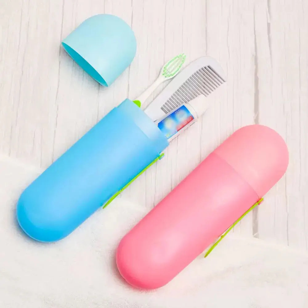 1PC Travel Convenience Toothbrush Box, Toothbrush Box, Toothpaste Comb, etc. Suitable for Personal Care Toothbrush Travel Contai