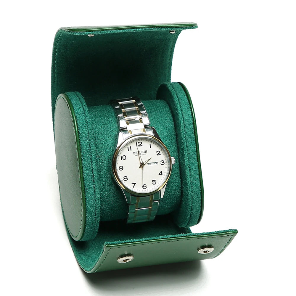 Watch Roll Travel Case-1/2/3 Slot Watch Storage and Organizer-Secure Storage with Innovative Removable Pillows & Solid Dividers