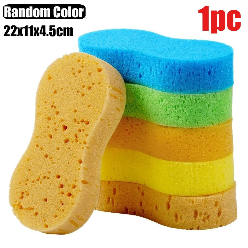 Car Wash Sponge Honeycomb Large Sponges High-density Car Washing Sponge Block Auto Detailing Foam Cleaning Tools Car Accessories