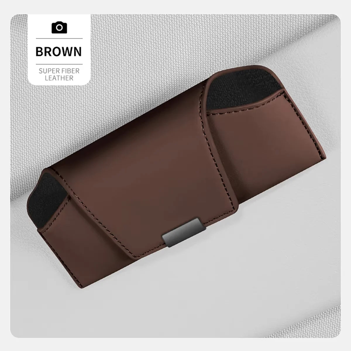 Magnetic Sun Visor Storage Car Glasses Case Portable Sunglasses Clip Organizer Car Supplies