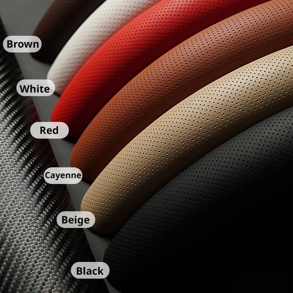 SEAMETAL Car Steering Wheel Cover Segmented Steers Covers Protector 3pcs Auto Steering Wheels Covers Anti-slip Accessories