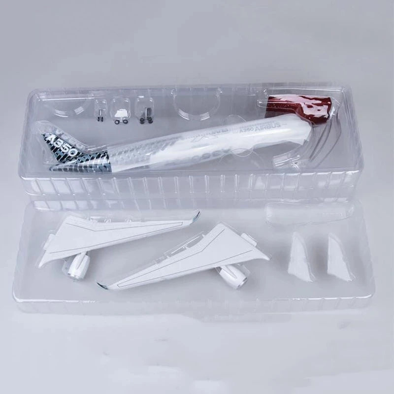 Airbus A350 Prototype XWB Airways Model 1/142 Scale 47CM Diecast Resin Airplane with Lights And Wheels for Collection Gifts