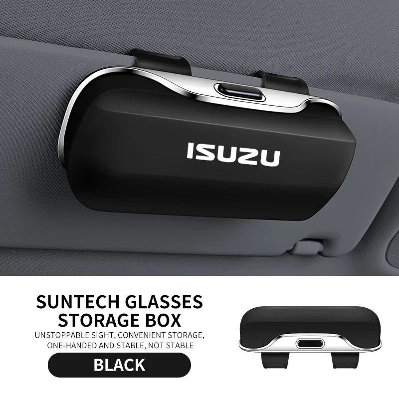 For Isuzu Dmax D'max D Max Npr Truck 4hf1 Trooper Tfr Mu-X N F-Series Elf Aska Accessories Car Visor Sunglasses Car Glasses Case