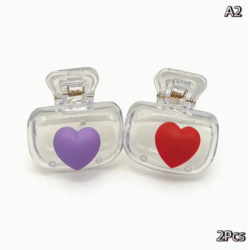 2Pcs Heart Toothbrush Clip Portable Travel Dustproof Toothbrush Head Cover Storage Box Toothbrush Protective Cap