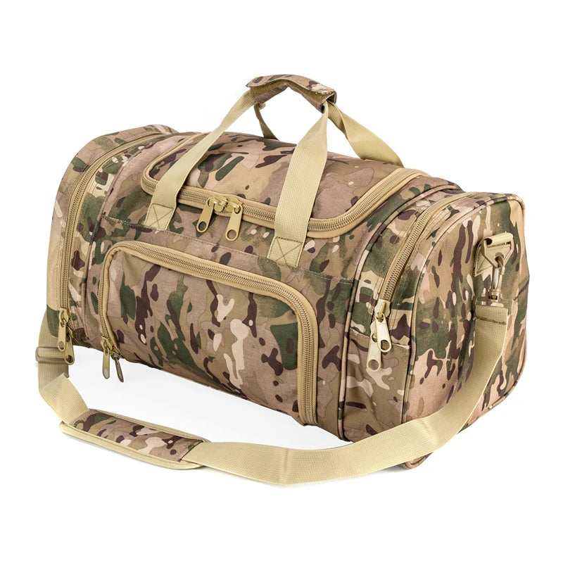 Lightweight Sports Travel Duffel Bag for Men and Women  carry-on luggage Gym Bag with Shoes Compartment for Women & Men